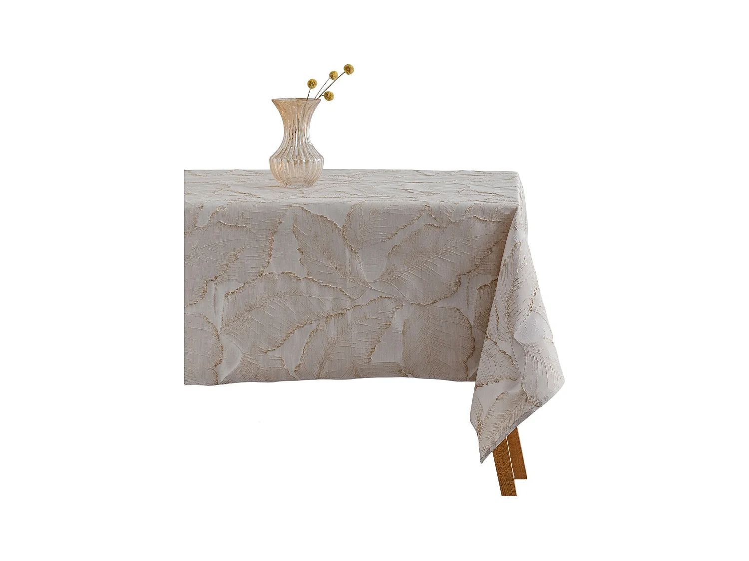 Nappe Jacquard Fernaso Beige Moyen 140 x 220