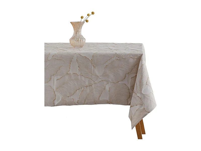 Nappe Jacquard Fernaso Beige Moyen 140 x 220