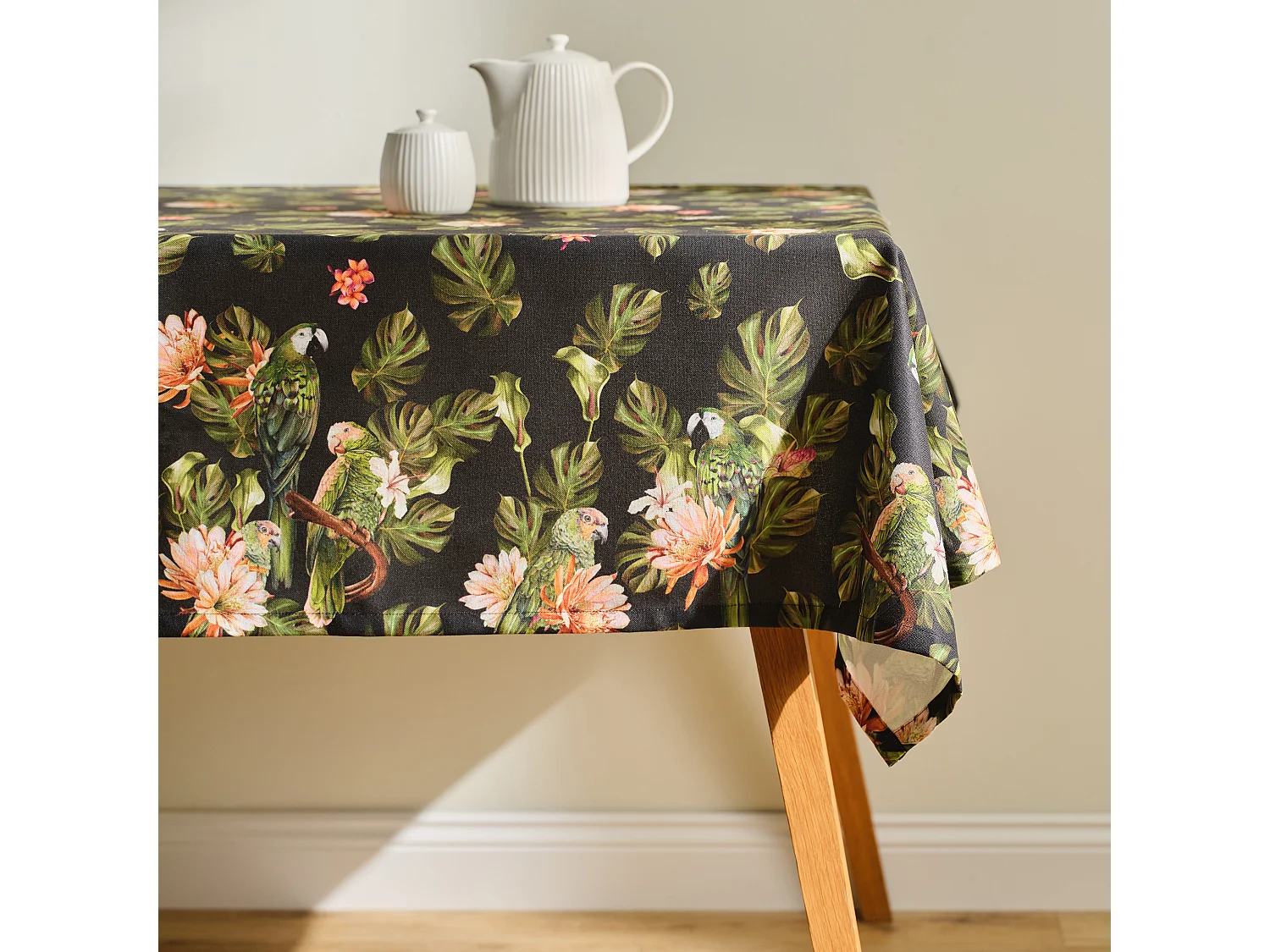 Nappe Imprimée Piroso Vert Foncé 130 x 180