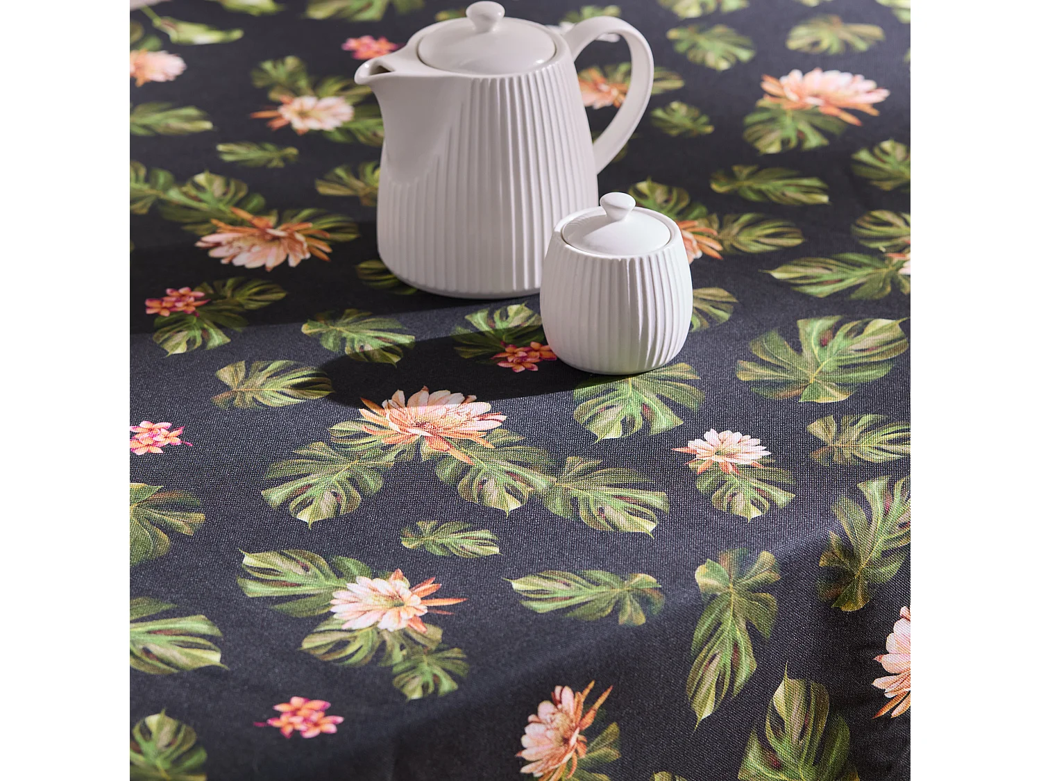 Nappe Imprimée Piroso vert foncé 150 x 220