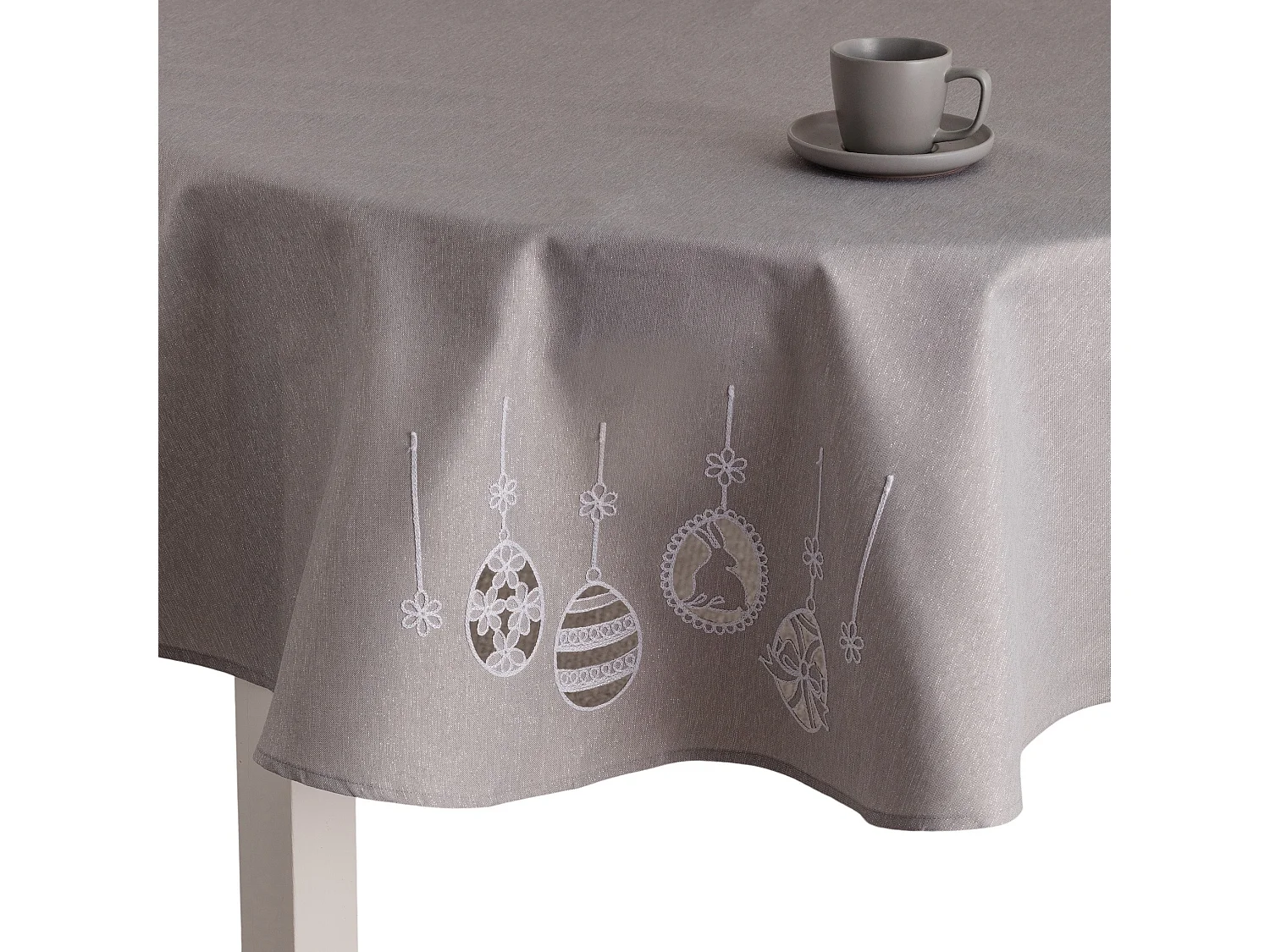 Nappe Jumble Gris Clair 160