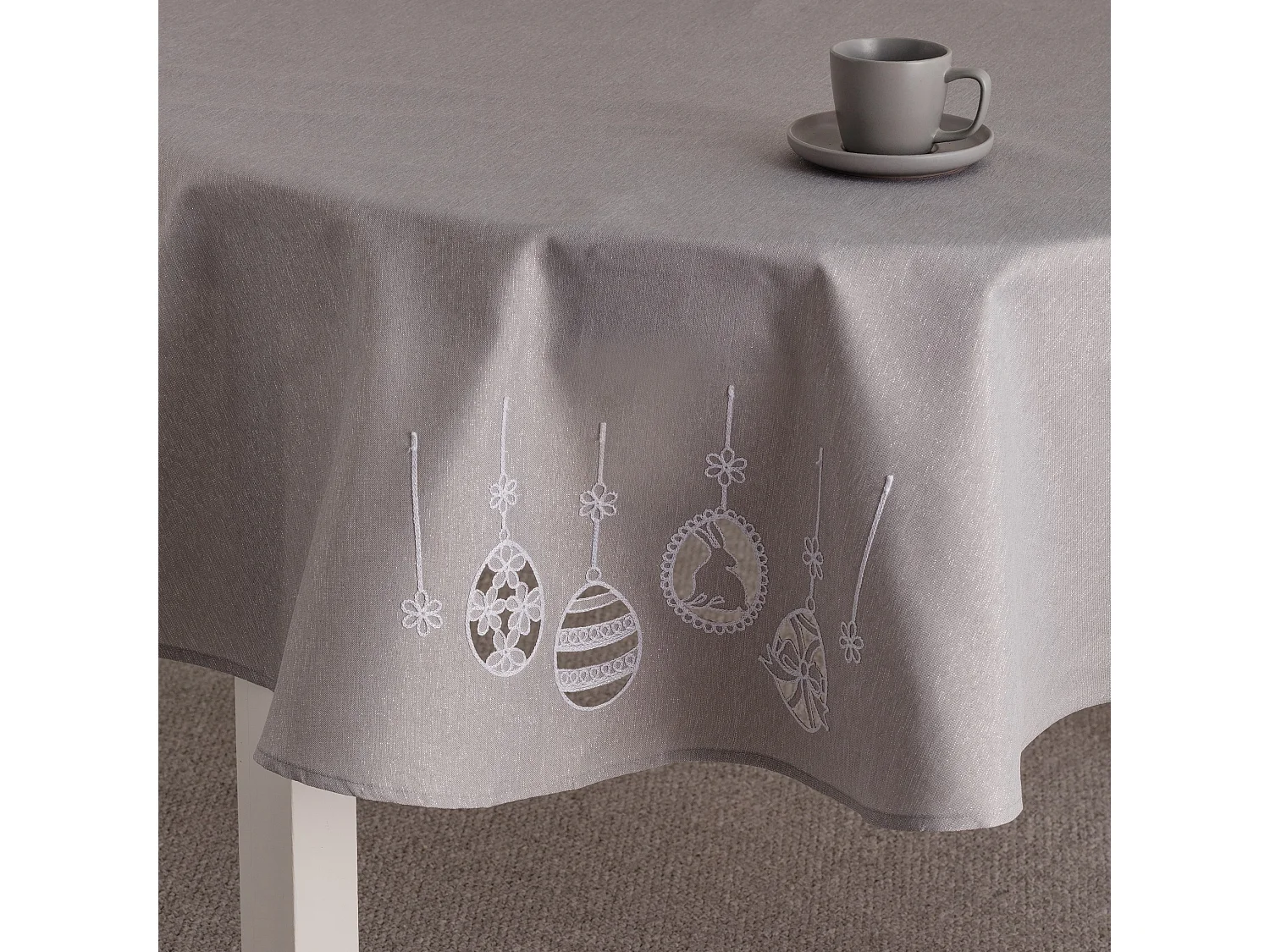 Nappe Jumble Gris Clair 160