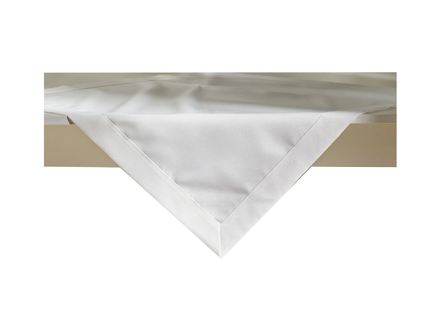 Serviette Lumiere3 Blanc Moyen 80x80