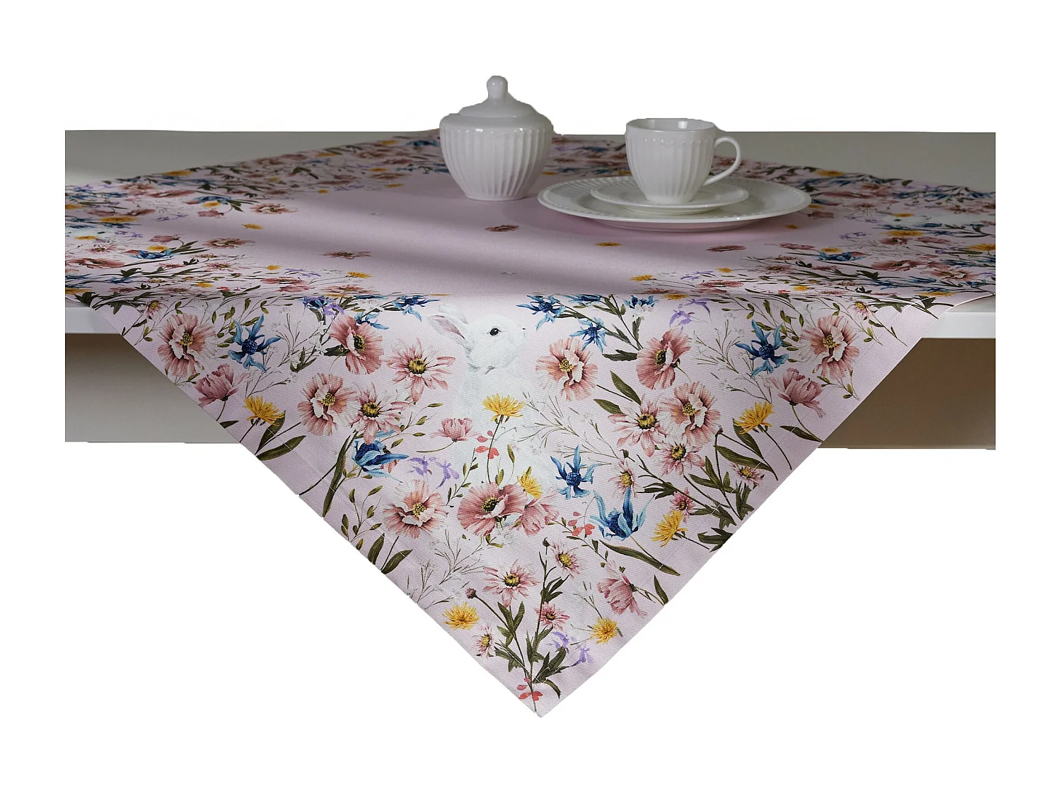 Tischdecke Sirsobunny Mittelrosa 80 x 80