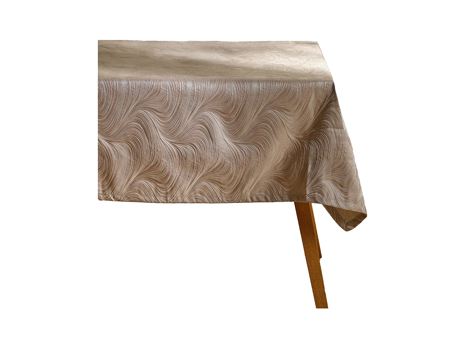 Tischdecke Floah mittleres Beige 130 x 180