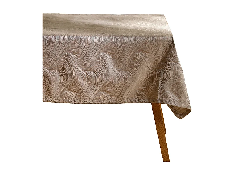 Tischdecke Floah mittleres Beige 130 x 180