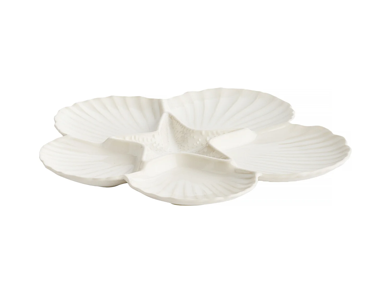 Plateau Estrellina Blanc Brillant 32.2x32.2