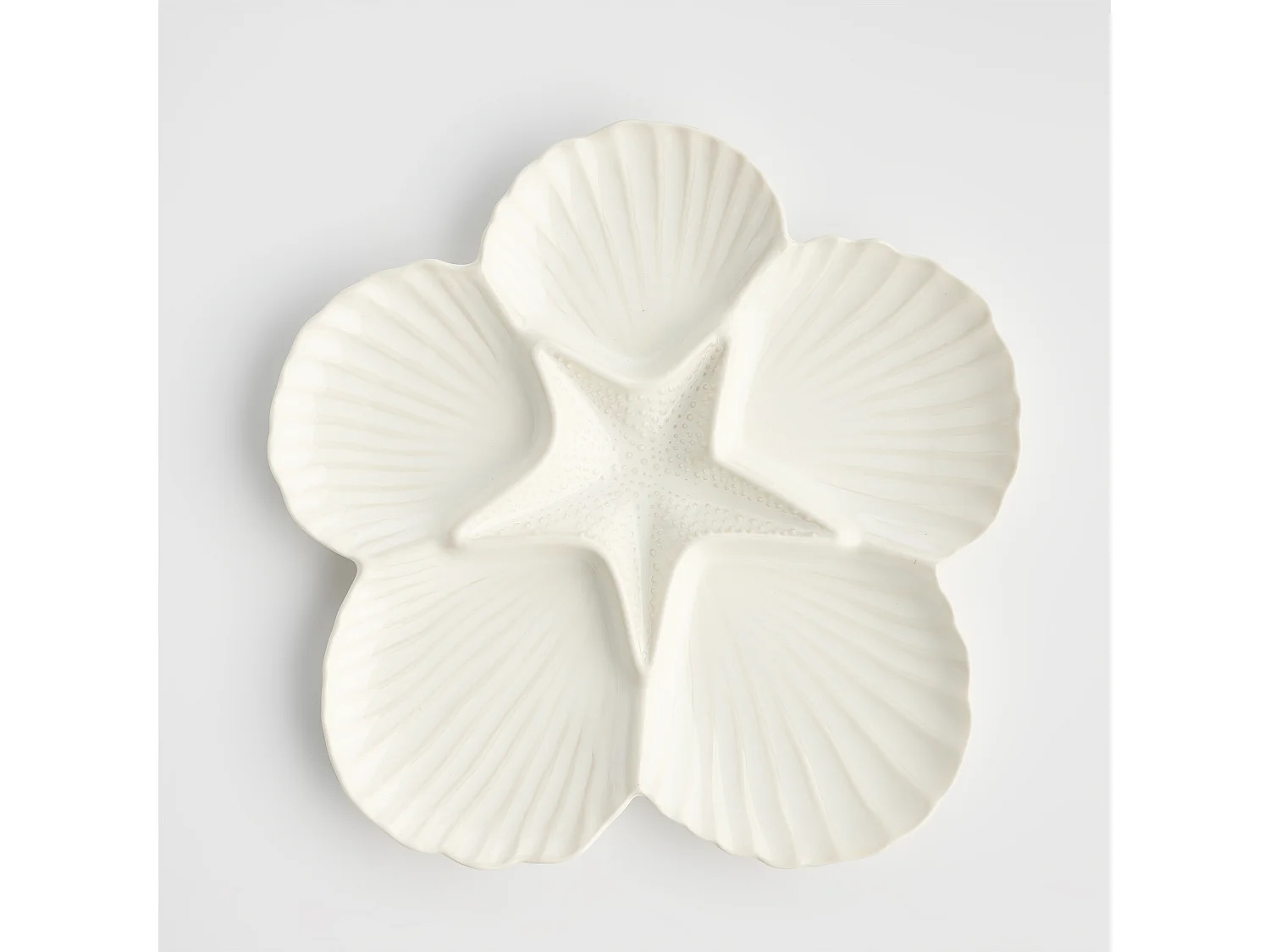 Servierteller Estrellina Helles Weiß 32.2cm