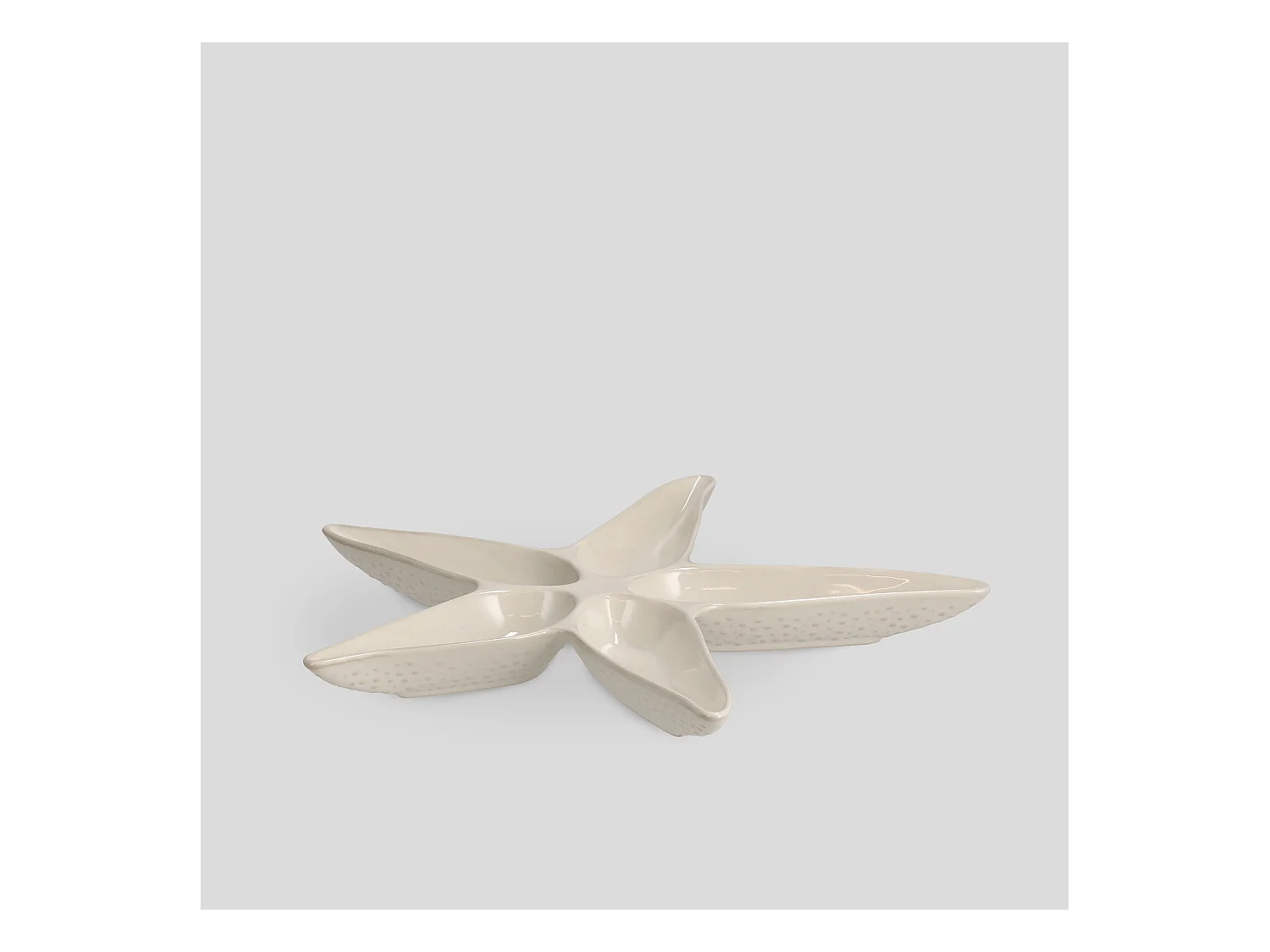 Servierteller Estrella Helles Weiß 3.2 x 34 x 36.7