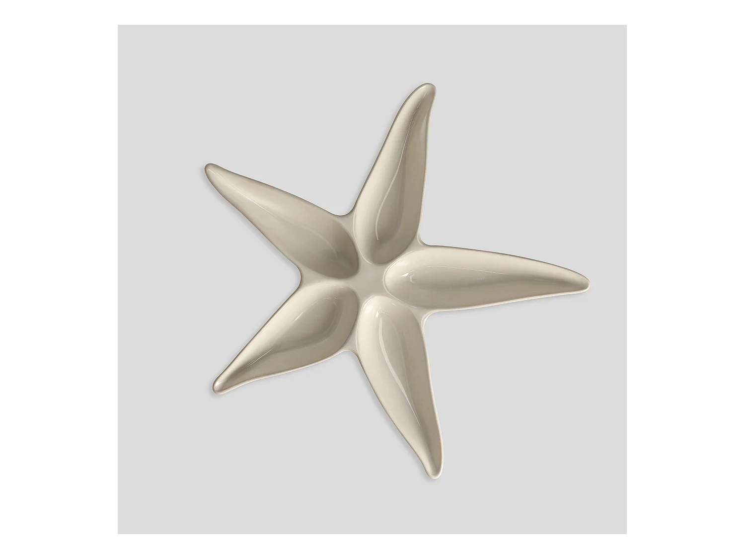 Servierteller Estrella Helles Weiß 3.2 x 34 x 36.7