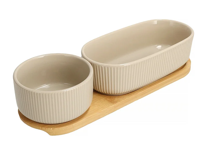 Plateau Linersiso beige moyen 6 x 9,5 x 29