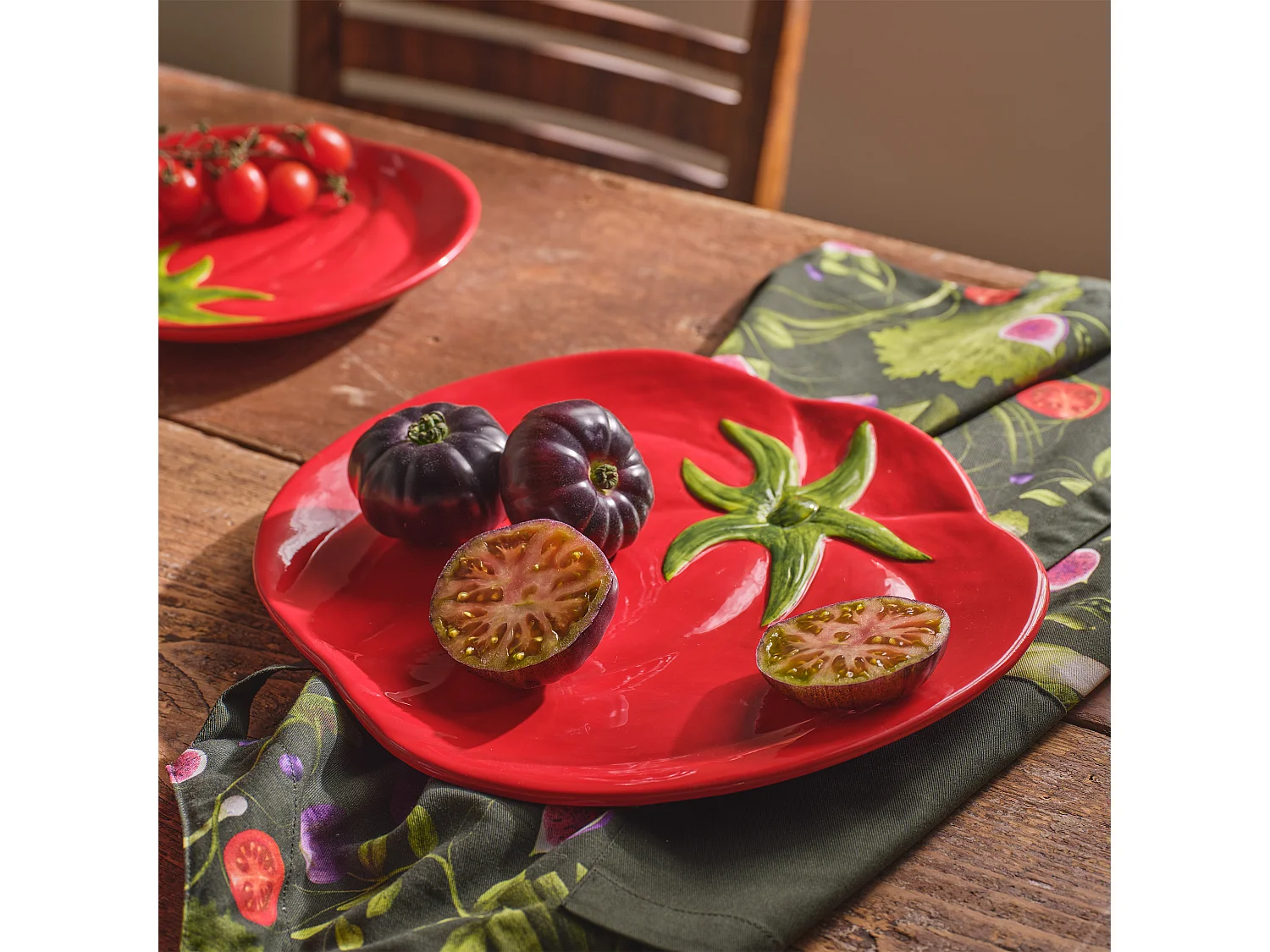 Servierteller Tomatino mittelrot 4.5 x 33 x 31