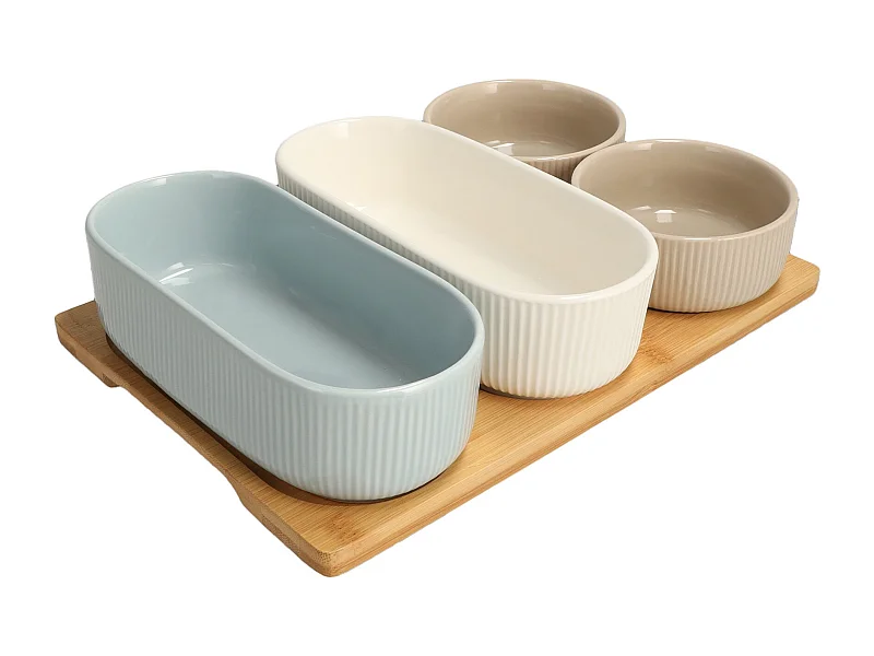 Servierteller Linersisa hellblau 6 x 28 x 19