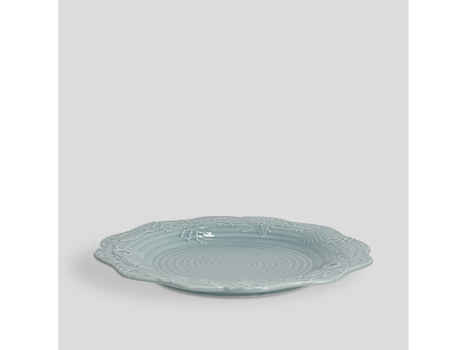 Assiette Plate Aquarelle Bleu Clair 26.3 cm