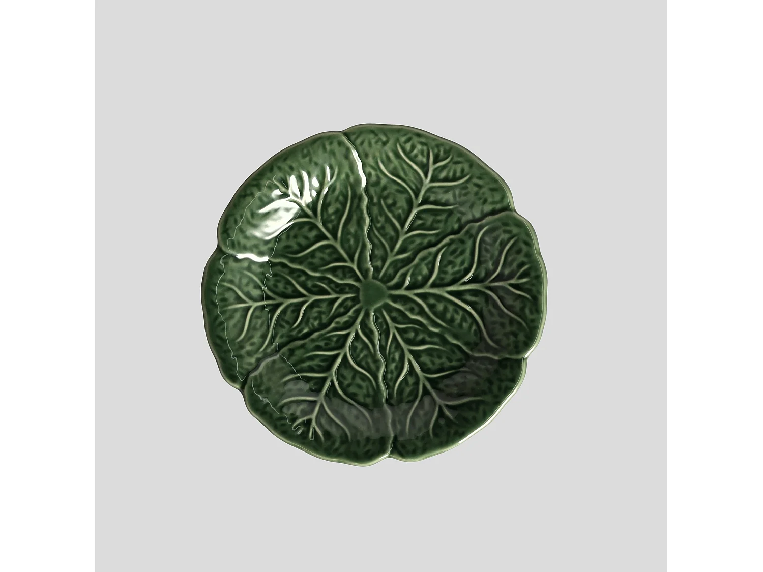 Assiette À Dessert Kabbagi Vert Foncé 20x20