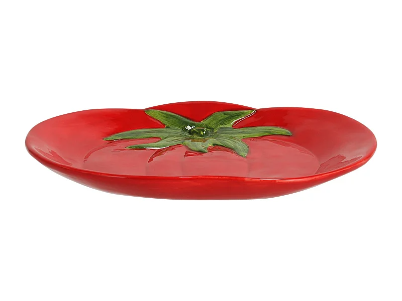 Servierteller Tomatina mittelrot 3 x 25 x 22
