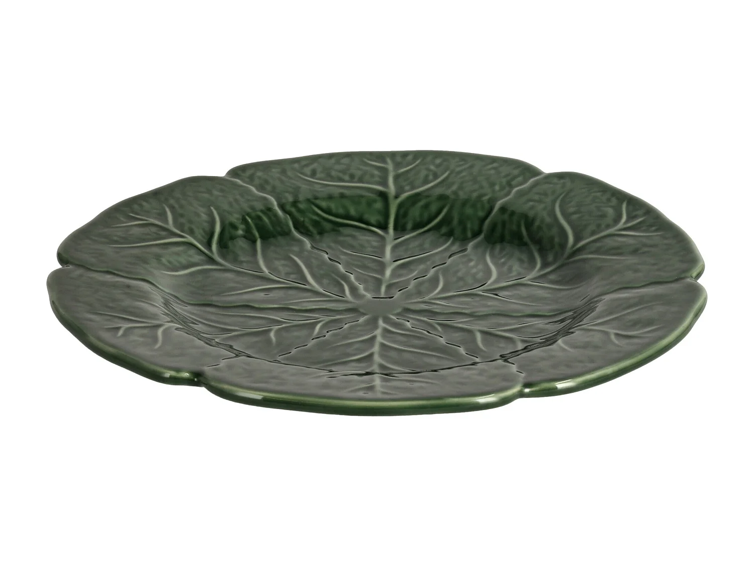 Essteller Kabbagi dunkelgrün 27 cm
