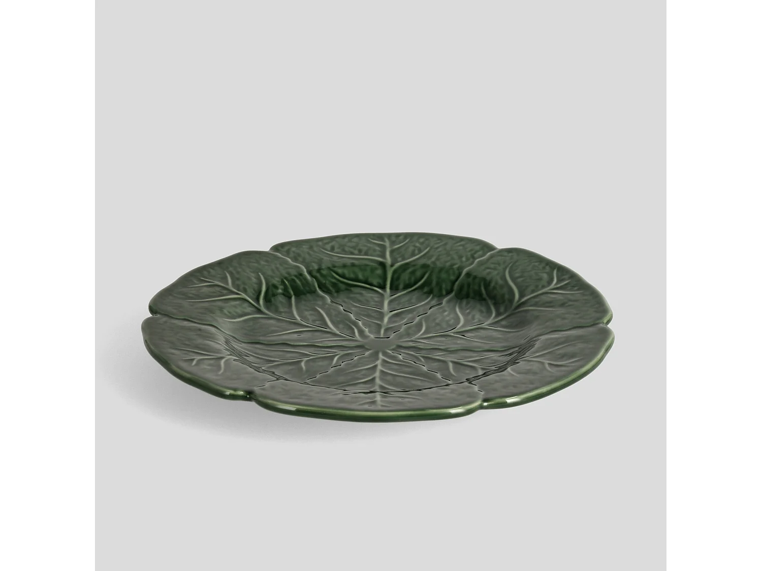 Essteller Kabbagi dunkelgrün 27 cm