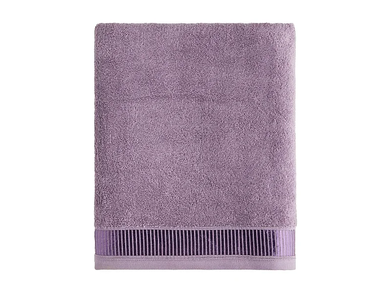 Serviette De Bain Alicanty Violet Moyen 100 x 150
