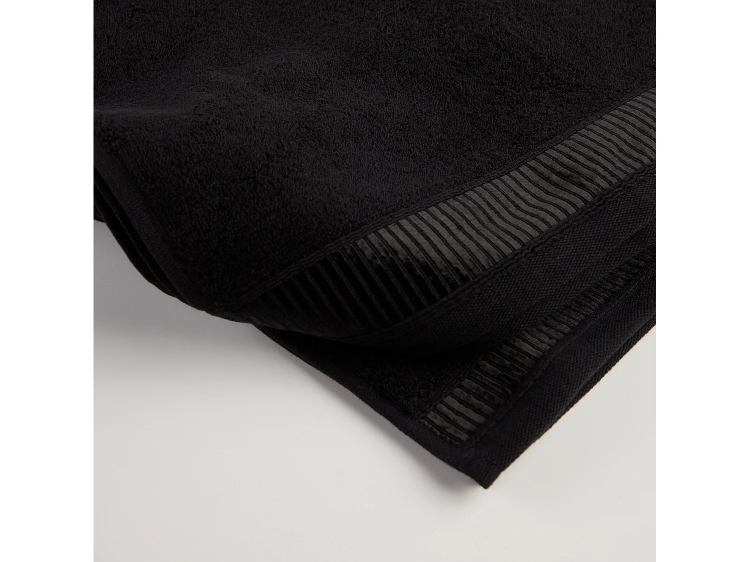 Badetuch Alicanty Mittelschwarz 70 x 130