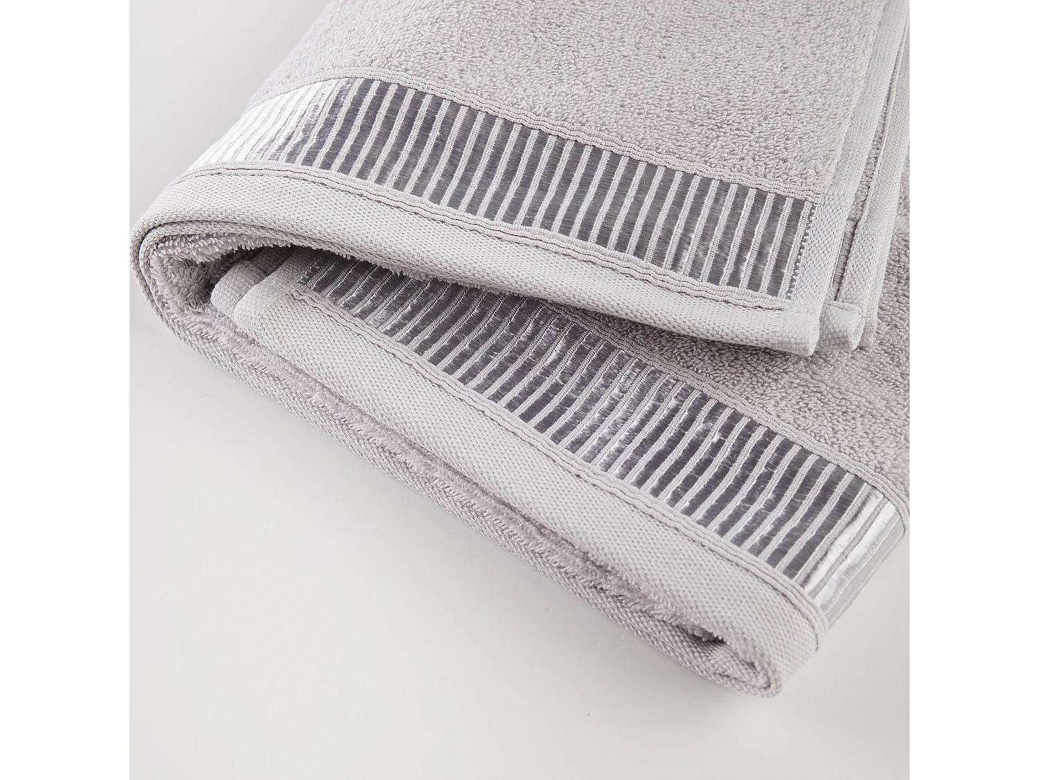 Badetuch Alicanty Hellgrau 70 x 130