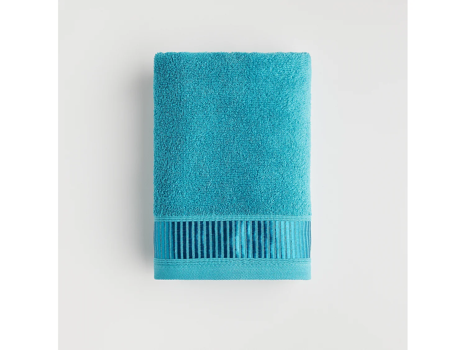 Serviette De Bain Alicanty Turquoise Foncé 50x90