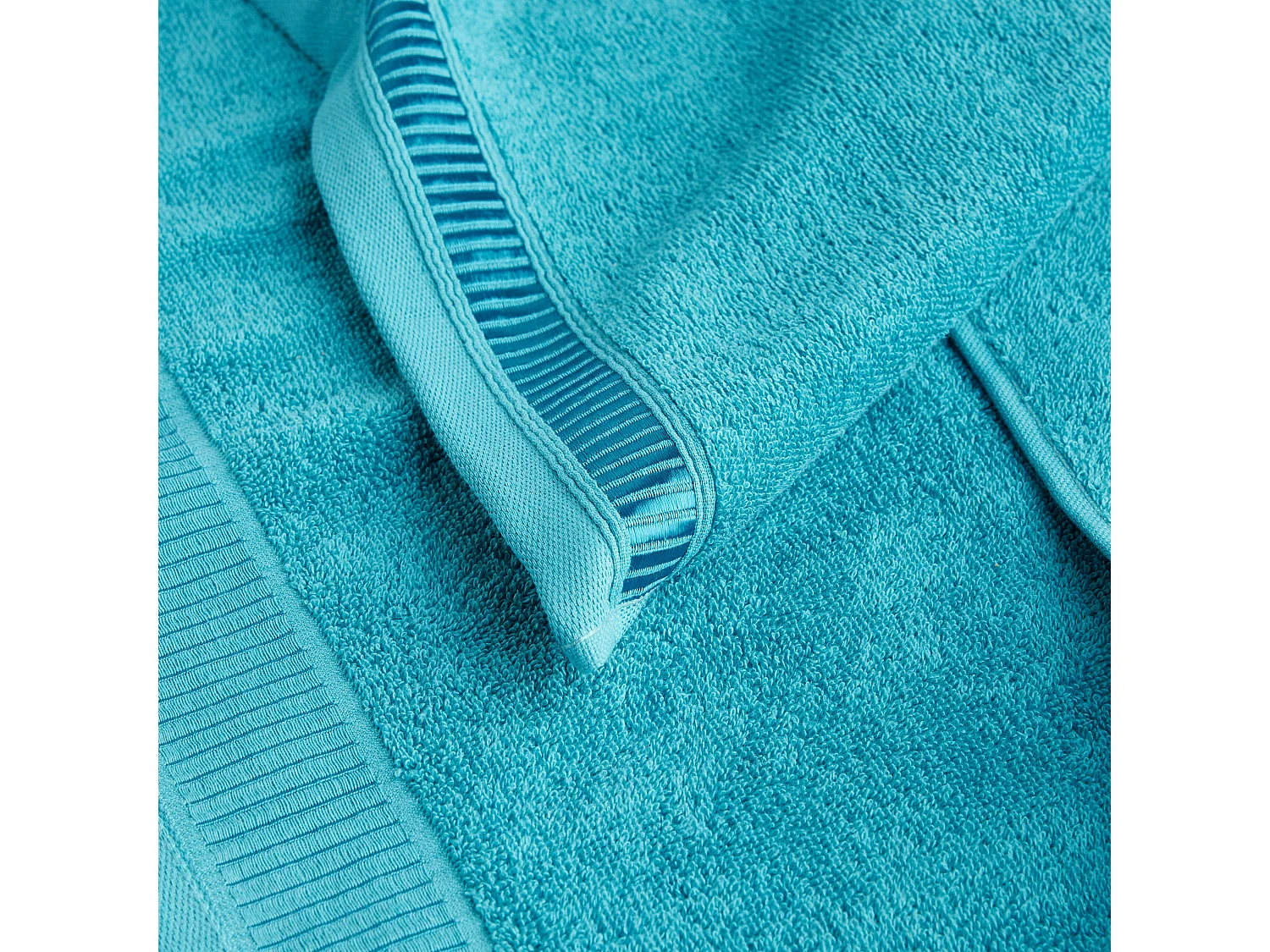 Serviette De Bain Alicanty Turquoise Foncé 50x90