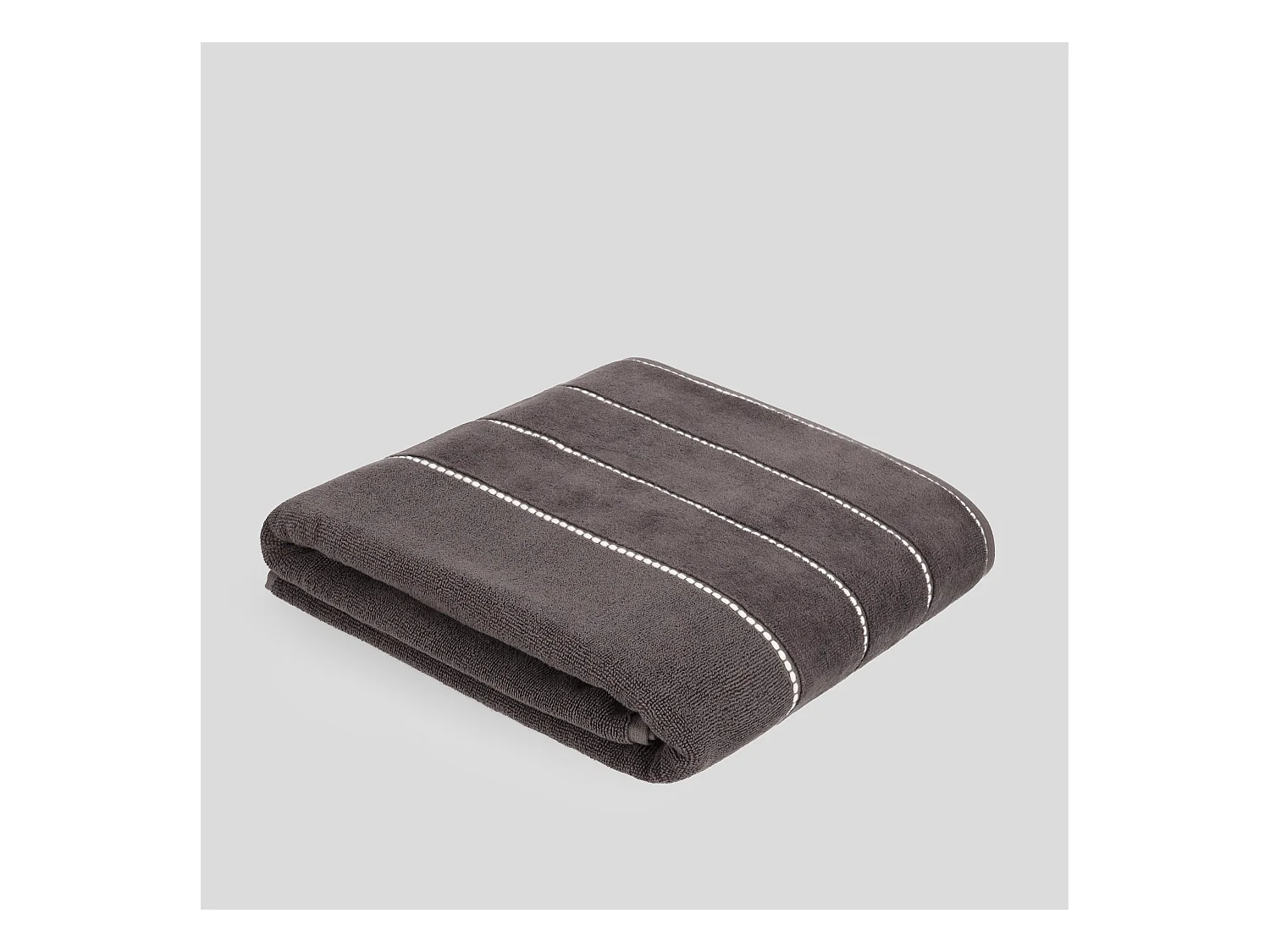 Serviette De Bain Velly Gris Foncé 90 x 140