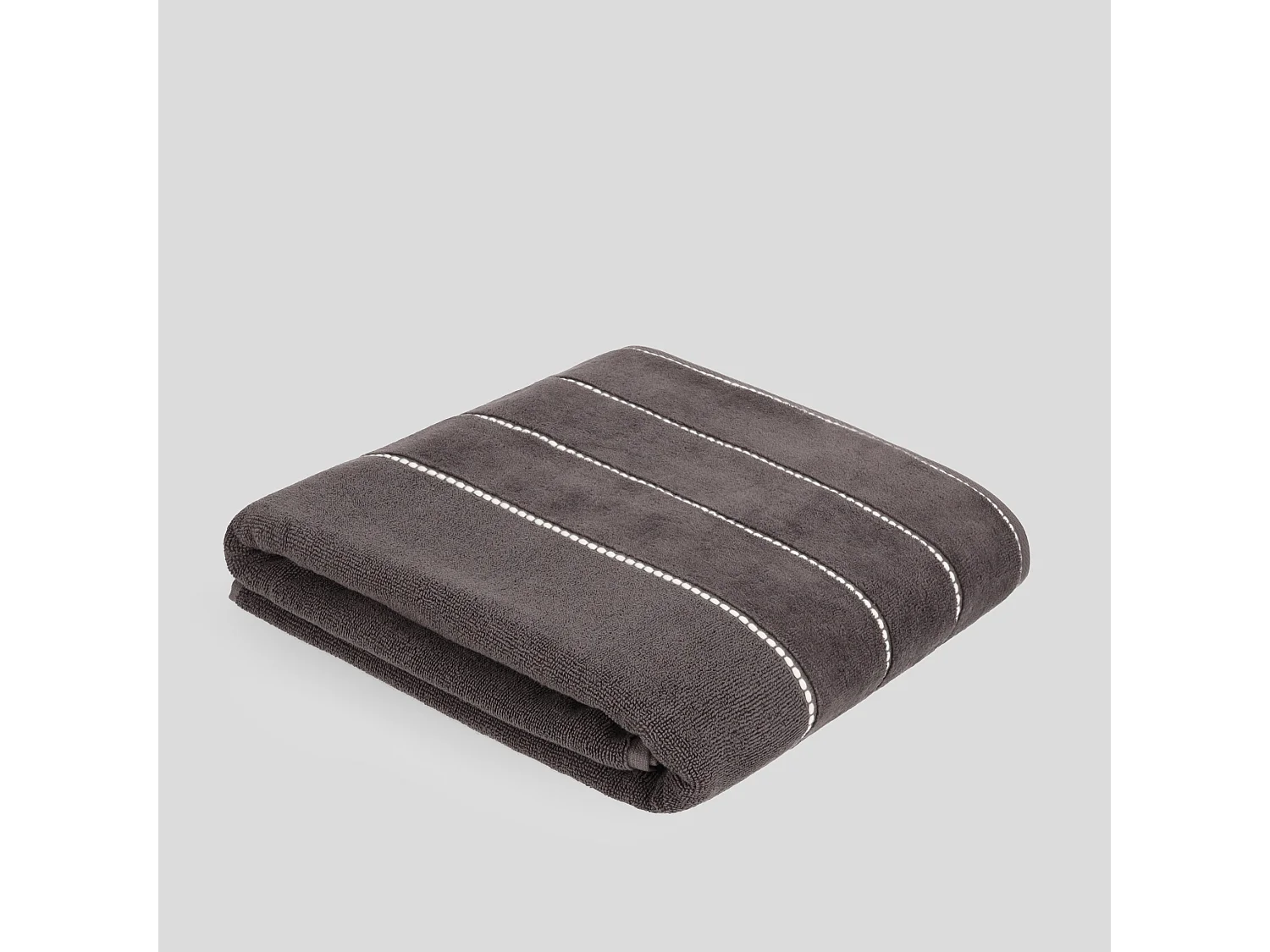 Serviette De Bain Velly Gris Foncé 90 x 140