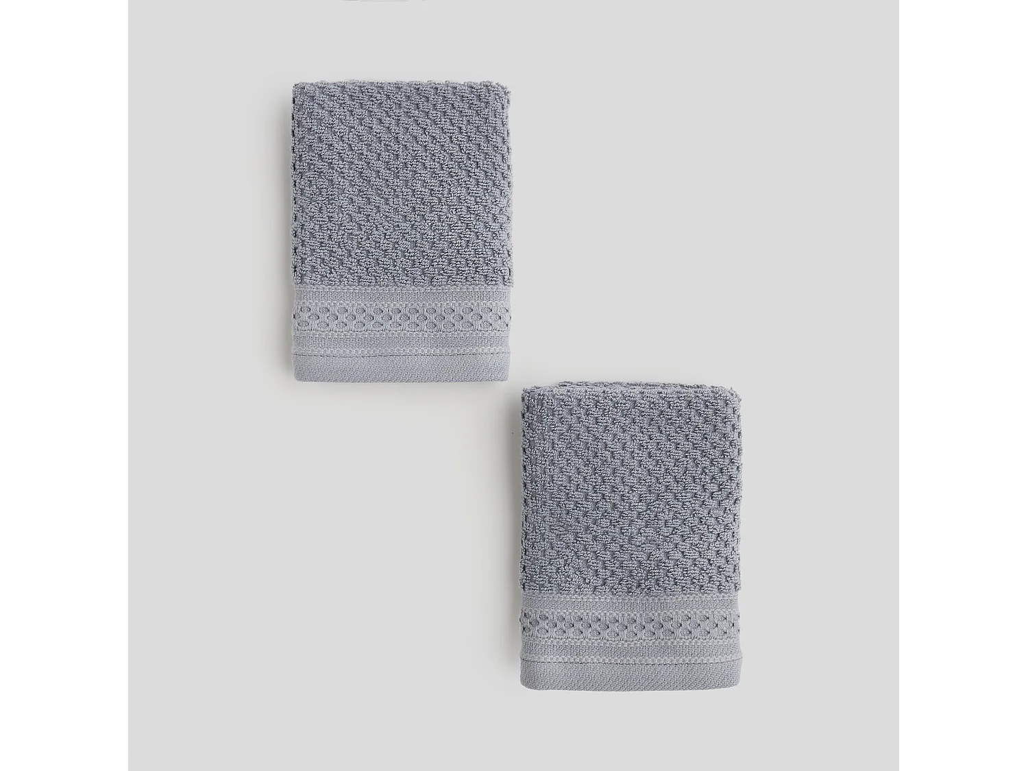 Badetuch-Set Risso dunkelgrau 30 x 30