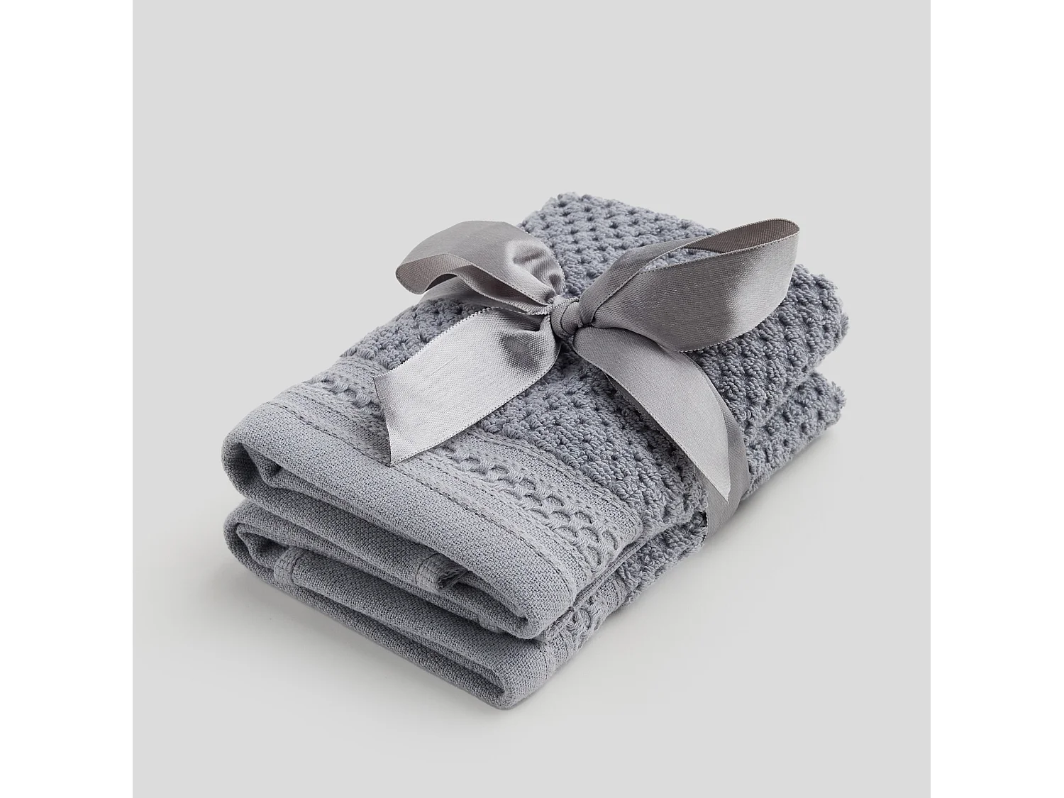 Badetuch-Set Risso dunkelgrau 30 x 30