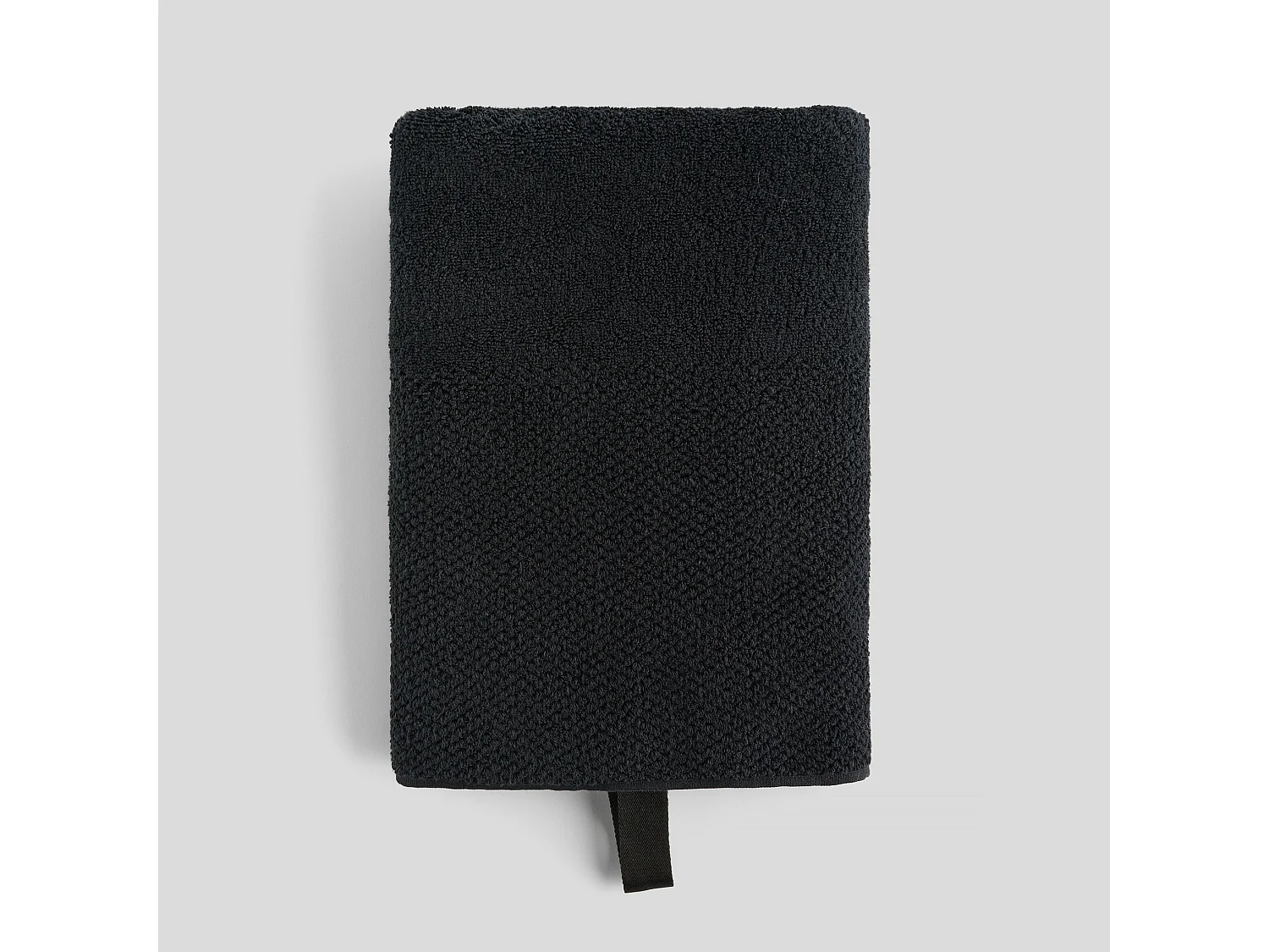 Serviette De Bain Strippo Noir Moyen 70 x 130