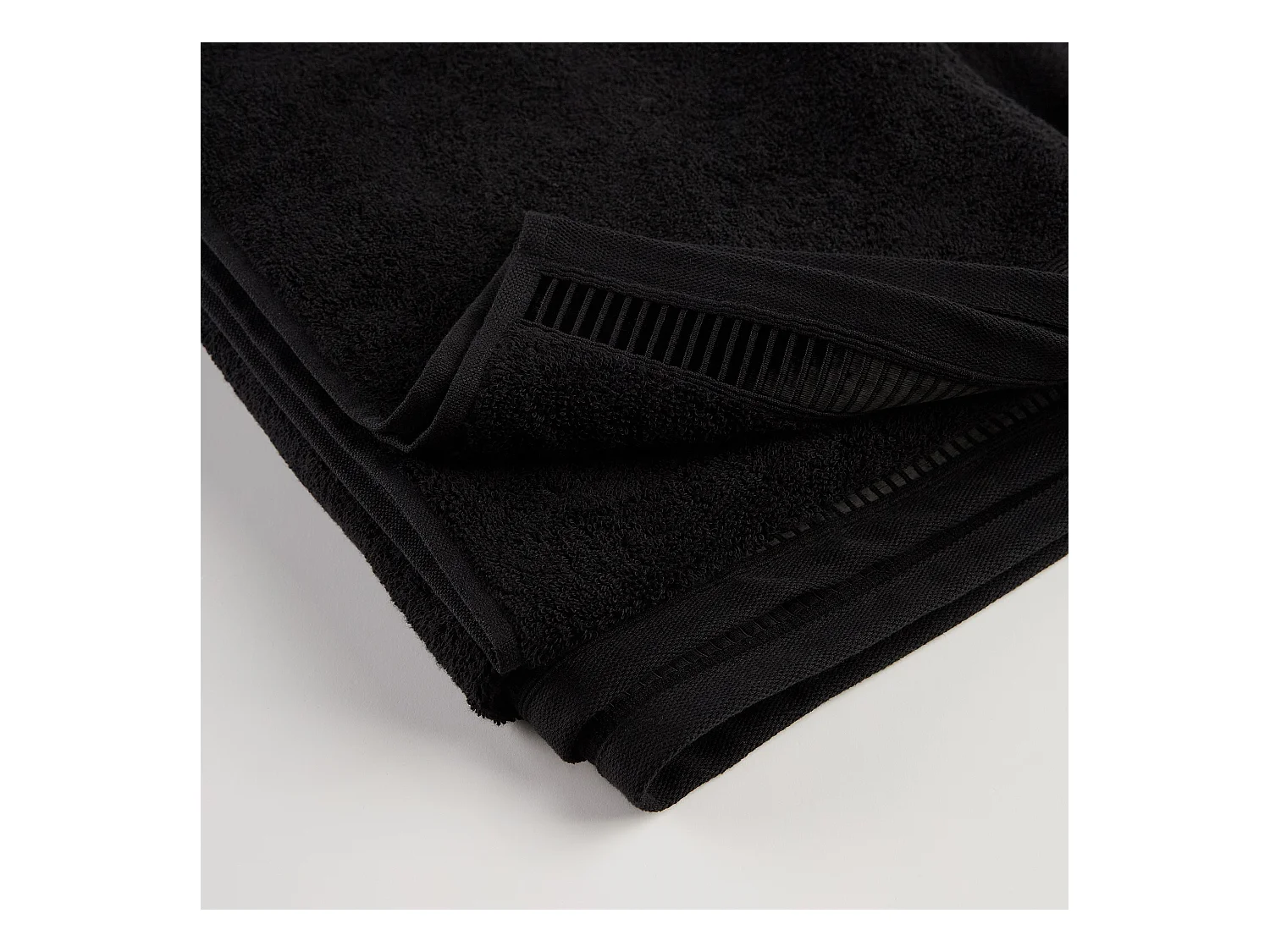 Badetuch Alicanty mittelschwarz 100 x 150