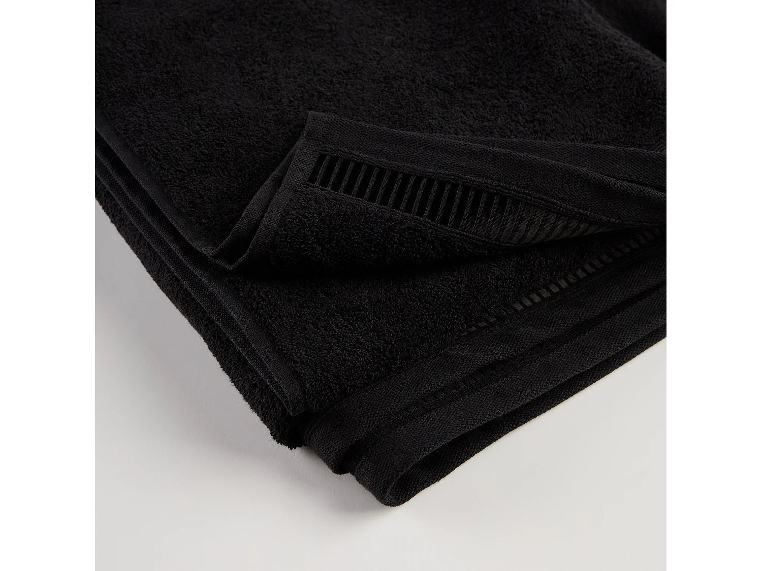 Badetuch Alicanty mittelschwarz 100 x 150