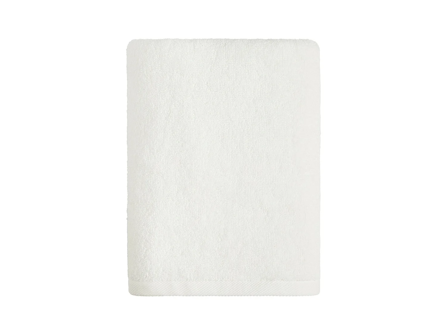 Serviette De Bain Strippo Blanc Moyen 50x90
