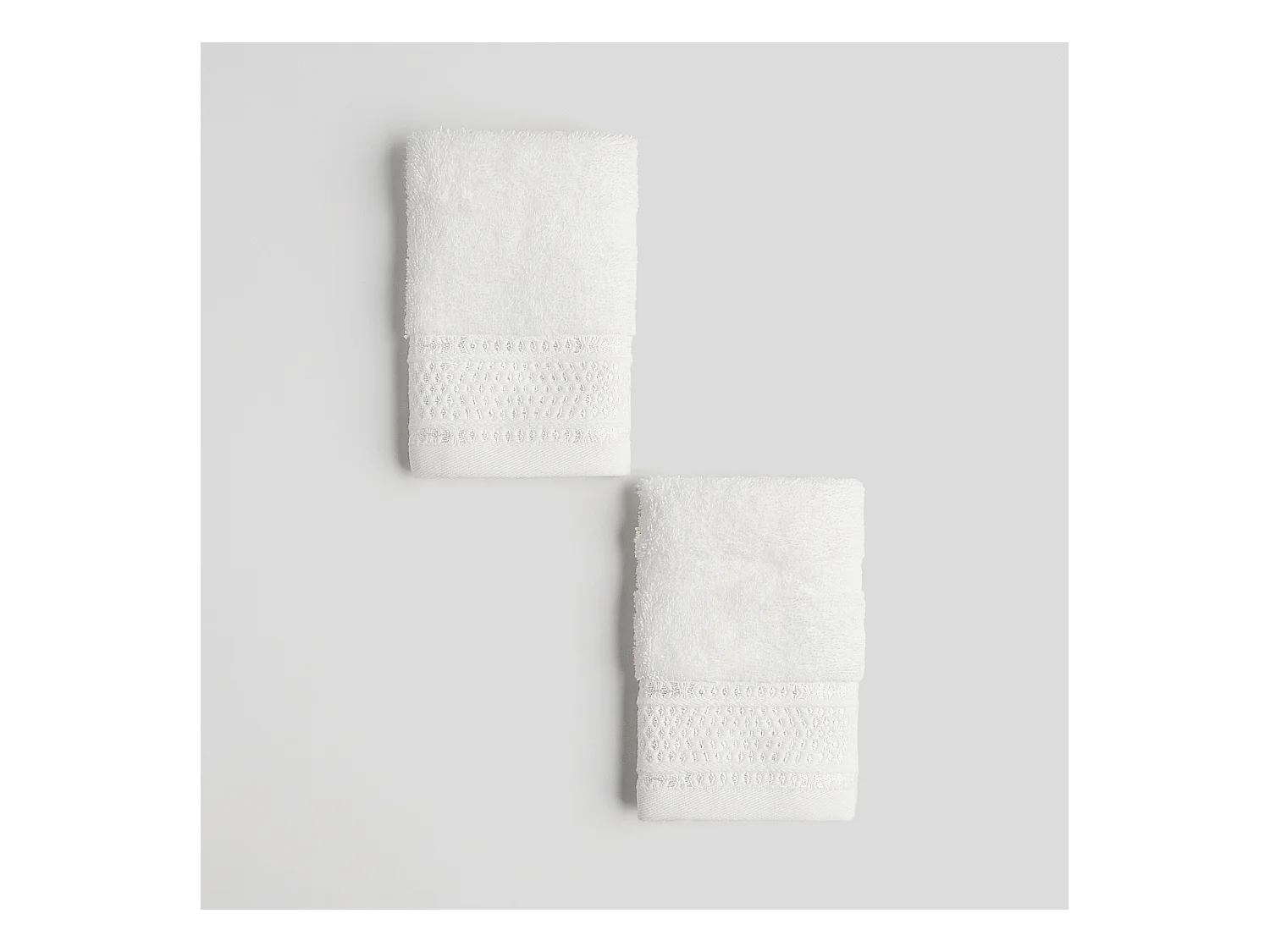 Handtuch Destellito mittelweiß 30 x 30