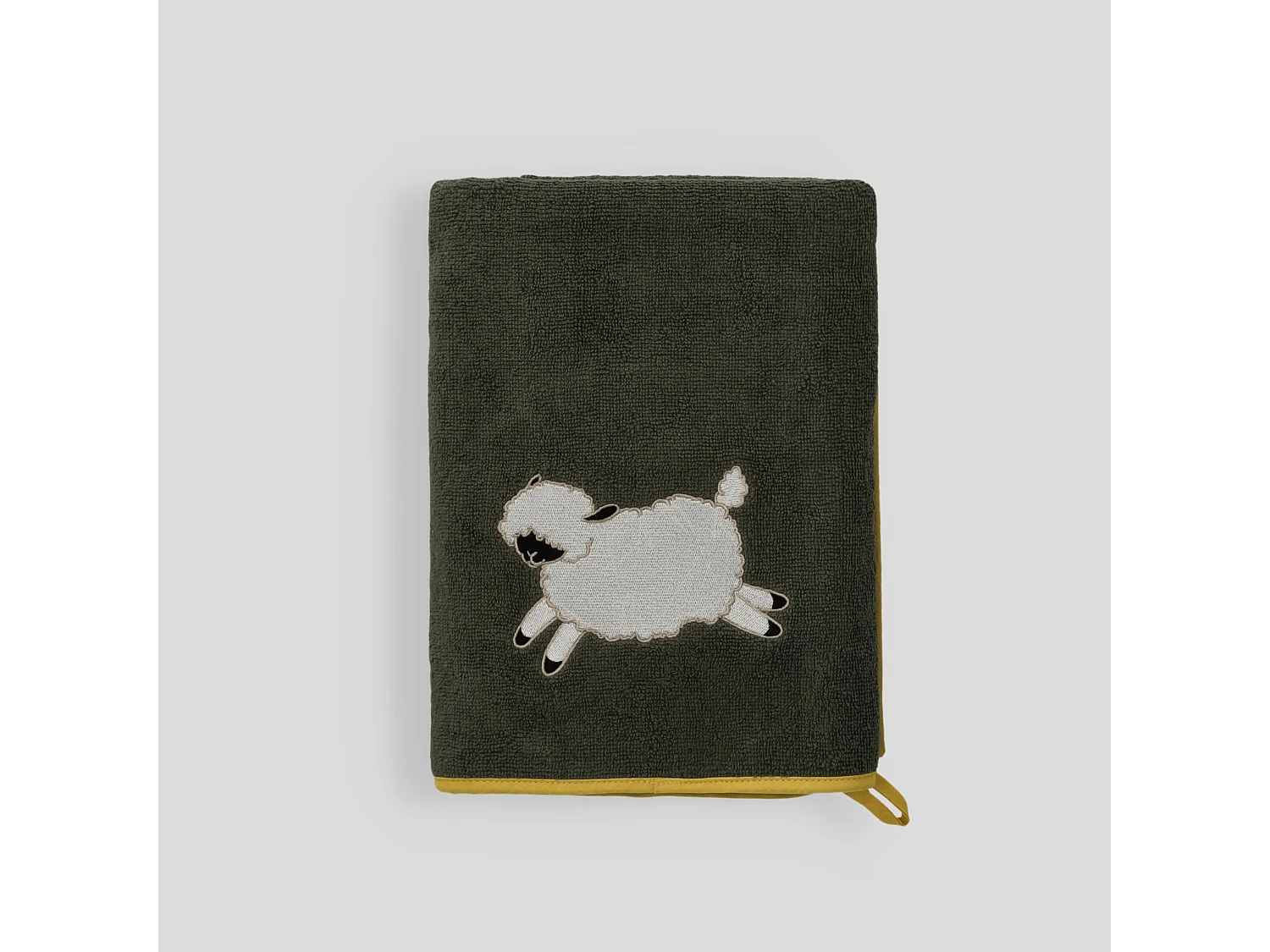 Serviette De Bain Sheepo Vert Foncé 70 x 130