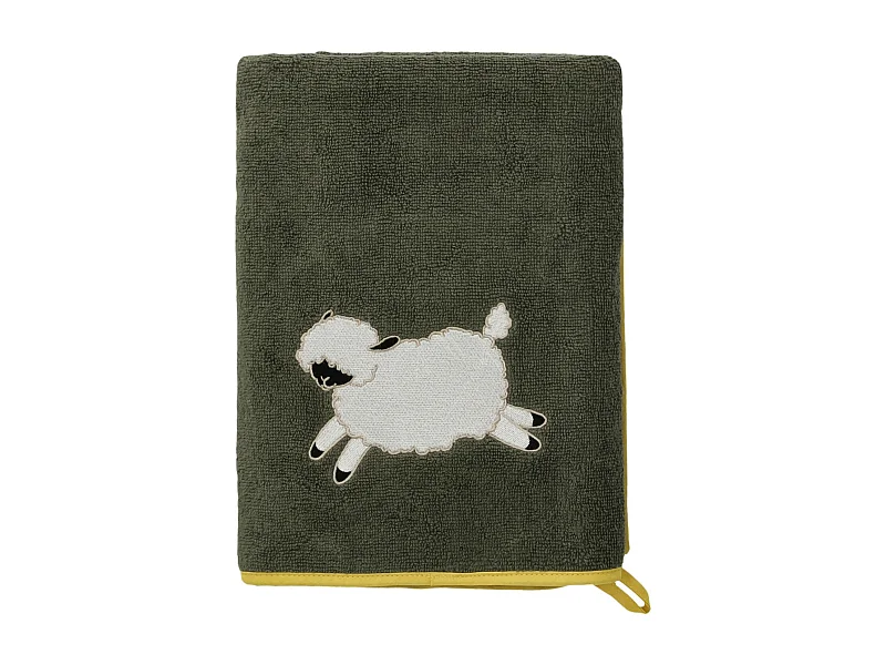 Serviette De Bain Sheepo Vert Foncé 70 x 130