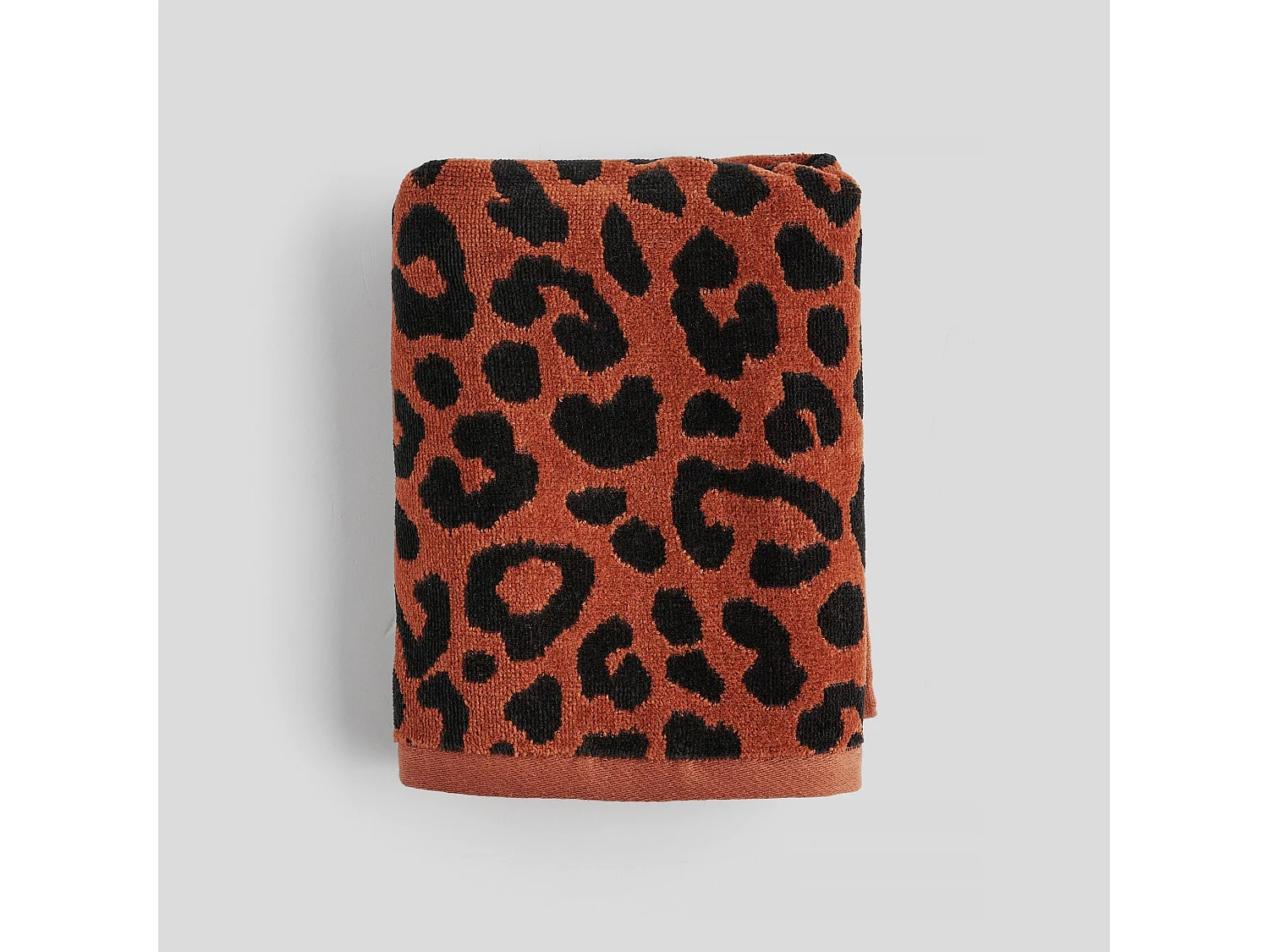 Serviette De Bain Panther Brun Moyen 50x90