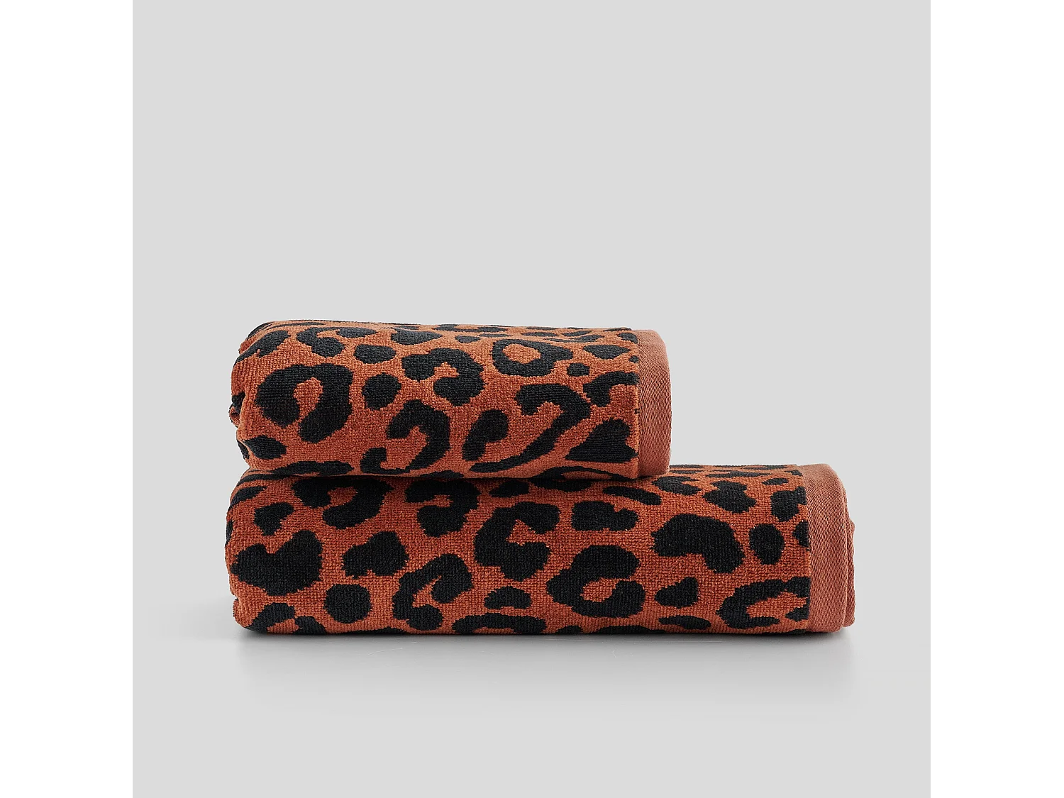 Serviette De Bain Panther Brun Moyen 50x90