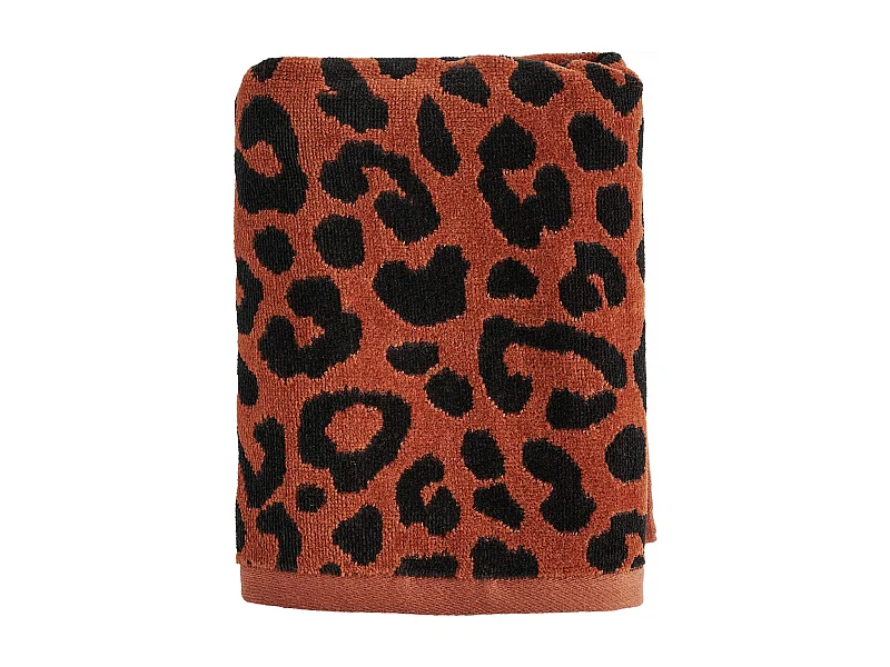 Serviette De Bain Panther Brun Moyen 50x90