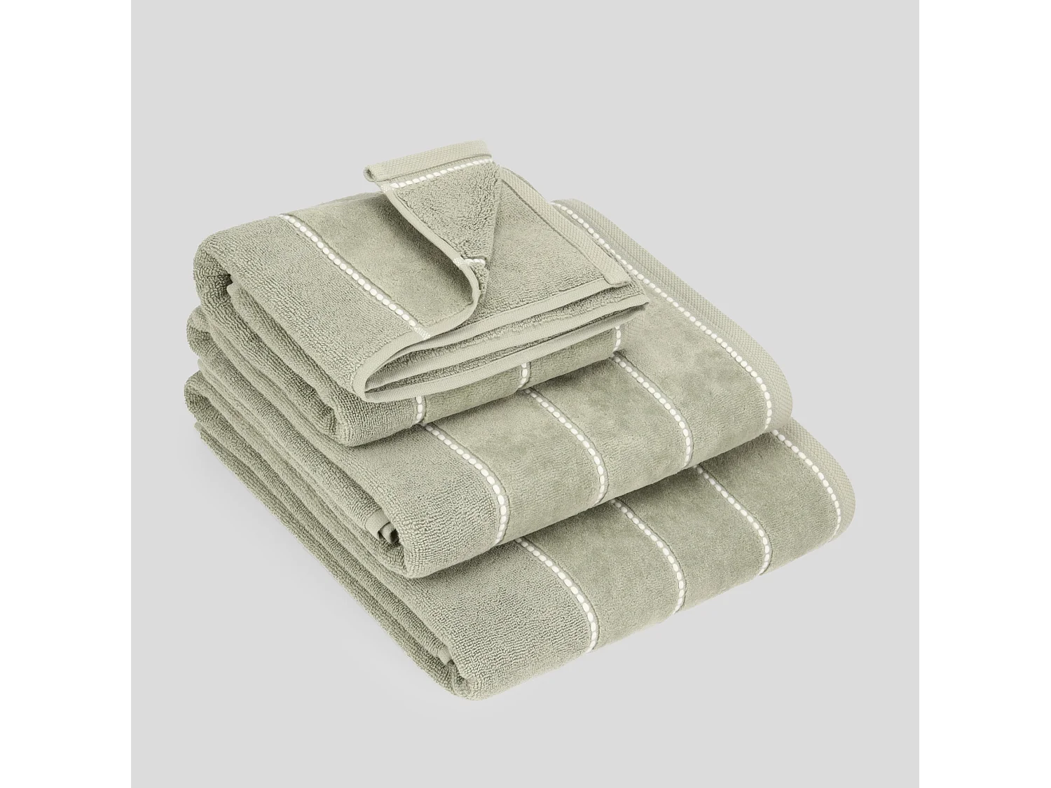 Badetuch Velly Hellgrün 90x140