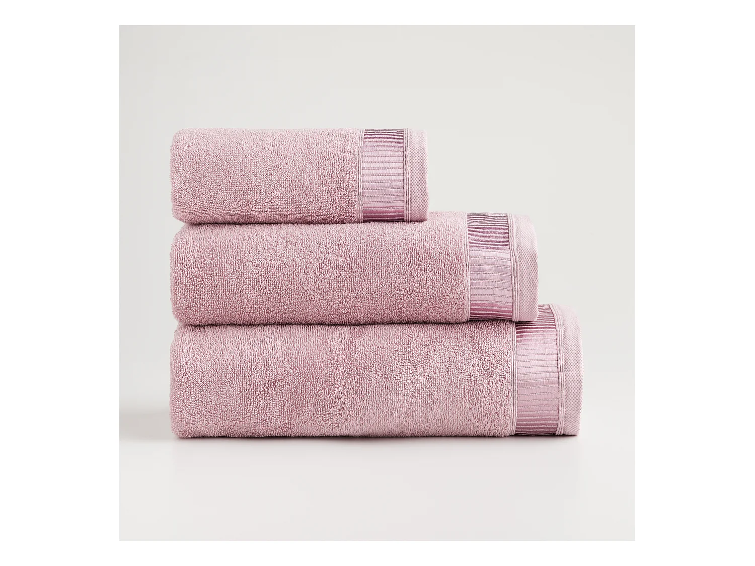 Badetuch Alicanty mittelrosa 100 x 150