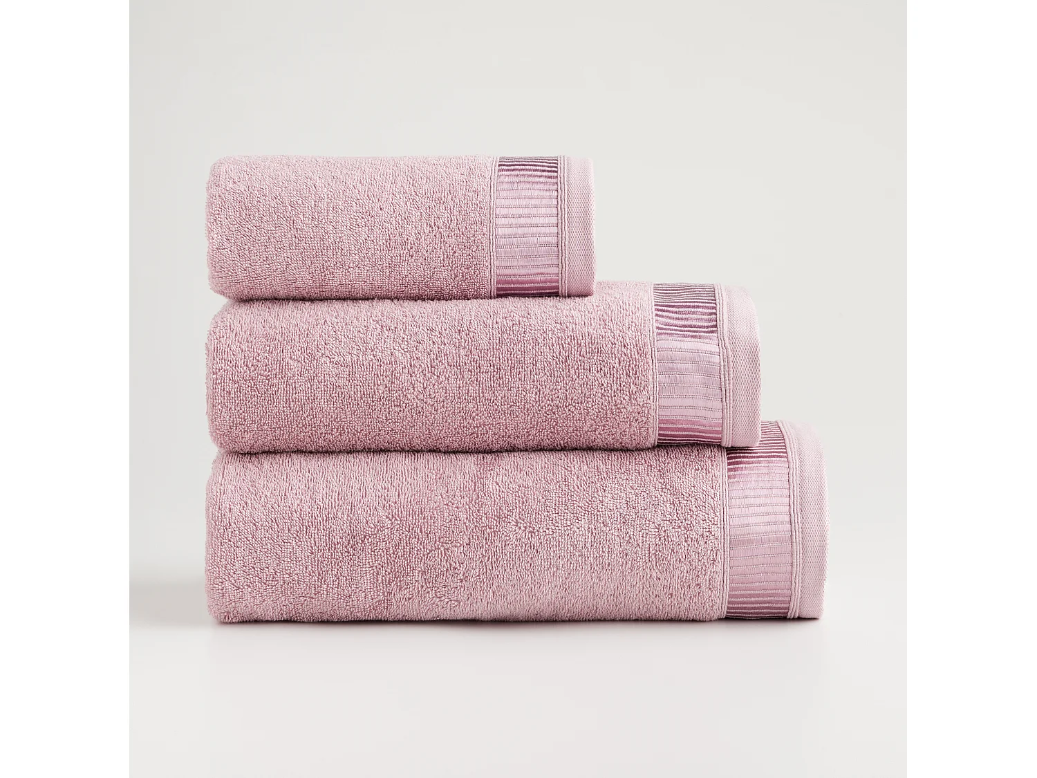 Badetuch Alicanty mittelrosa 100 x 150