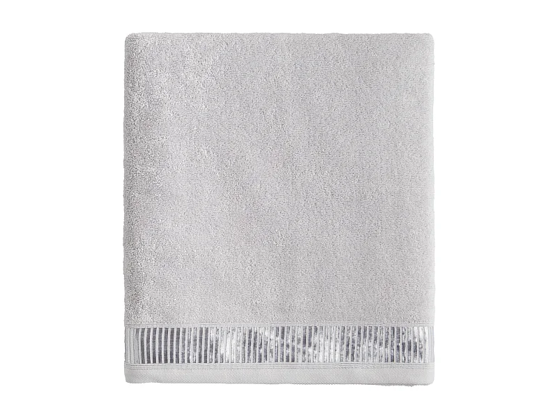 Badetuch Alicanty hellgrau 100 x 150