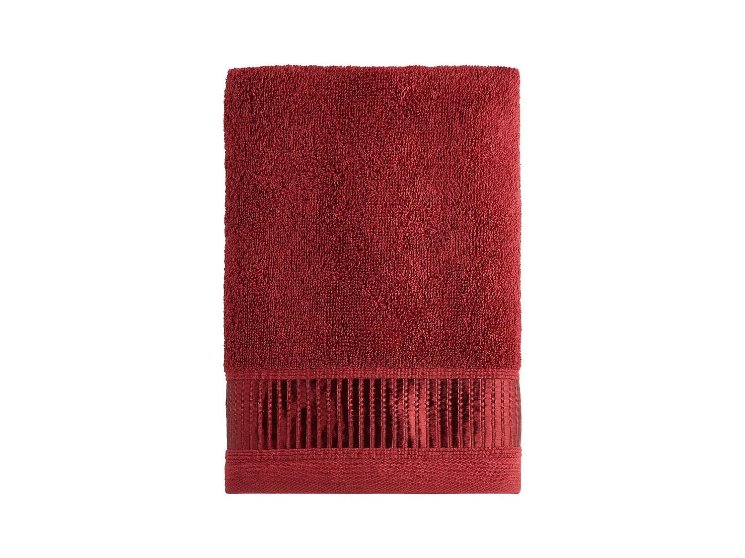 Serviette De Bain Alicanty Rouge Foncé 50 x 90