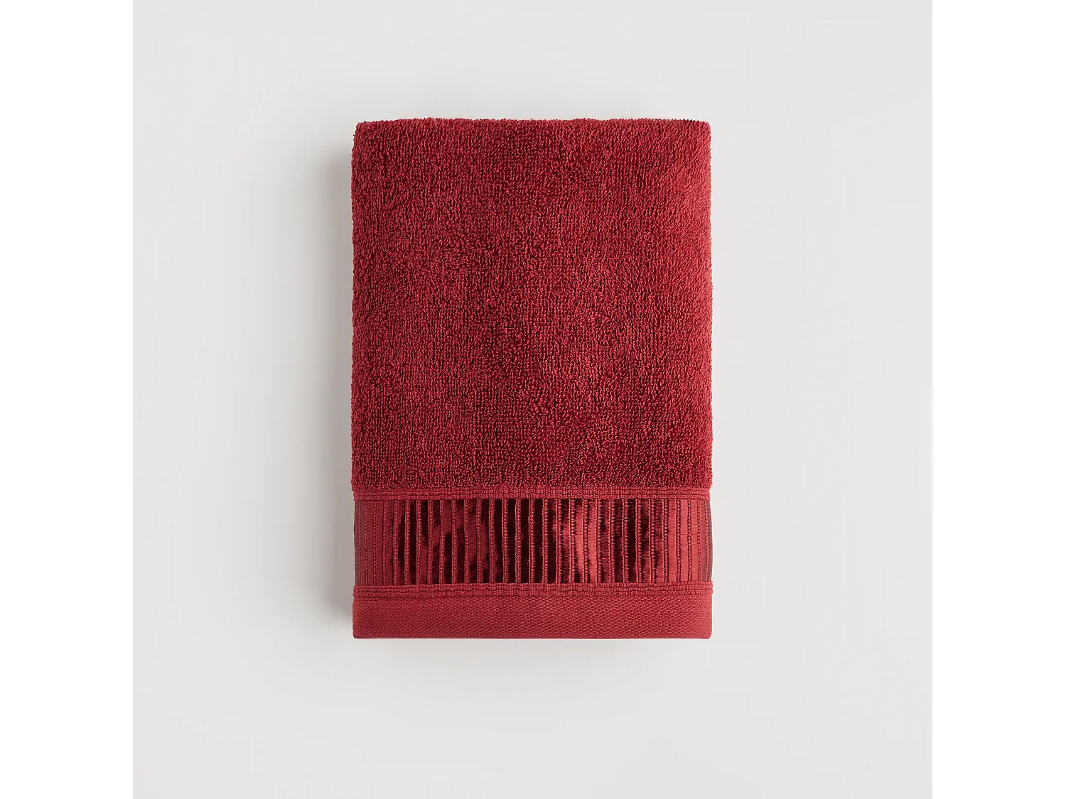 Badetuch Alicanty Dunkelrot 50x90