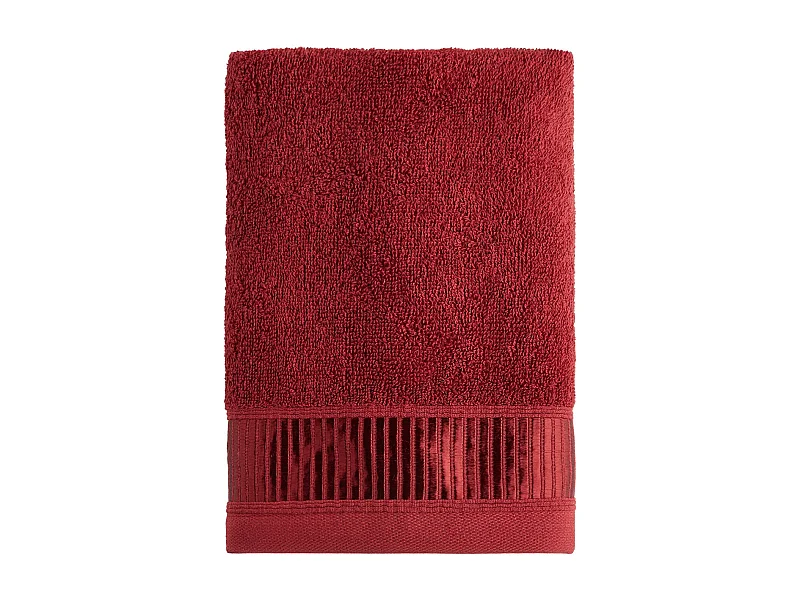 Serviette De Bain Alicanty Rouge Foncé 50 x 90