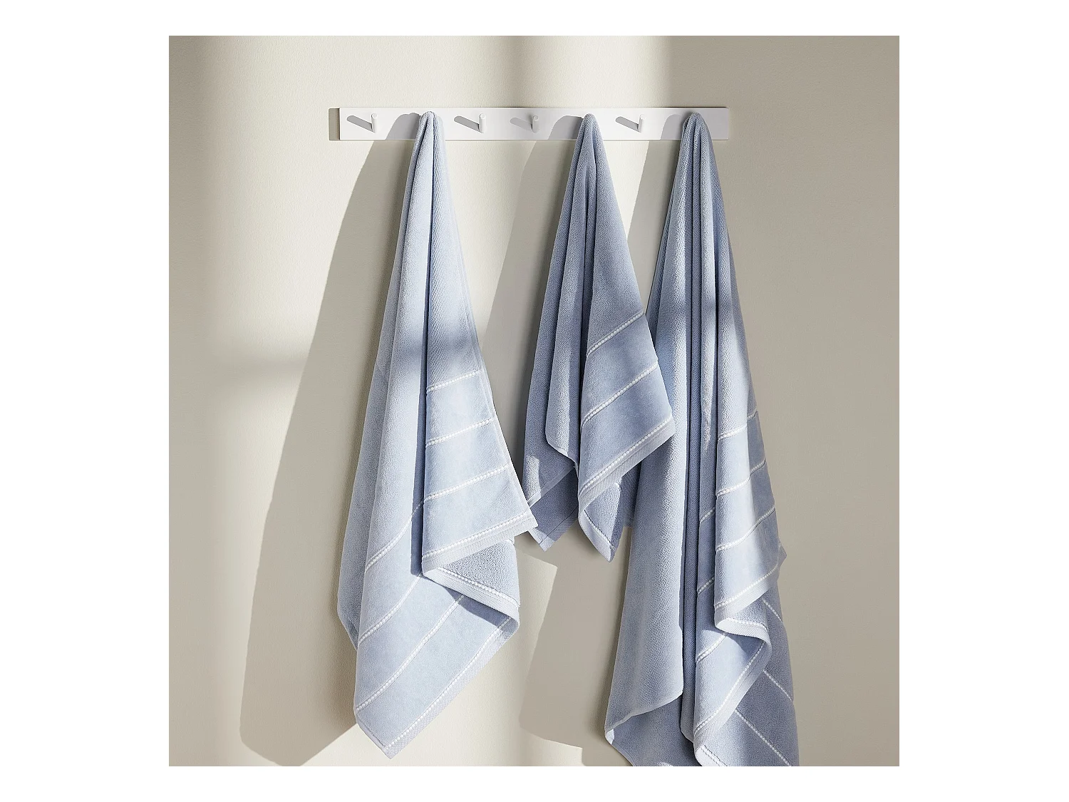 Velly Premium Badetuch 90x140 cm Hellblau Baumwolle