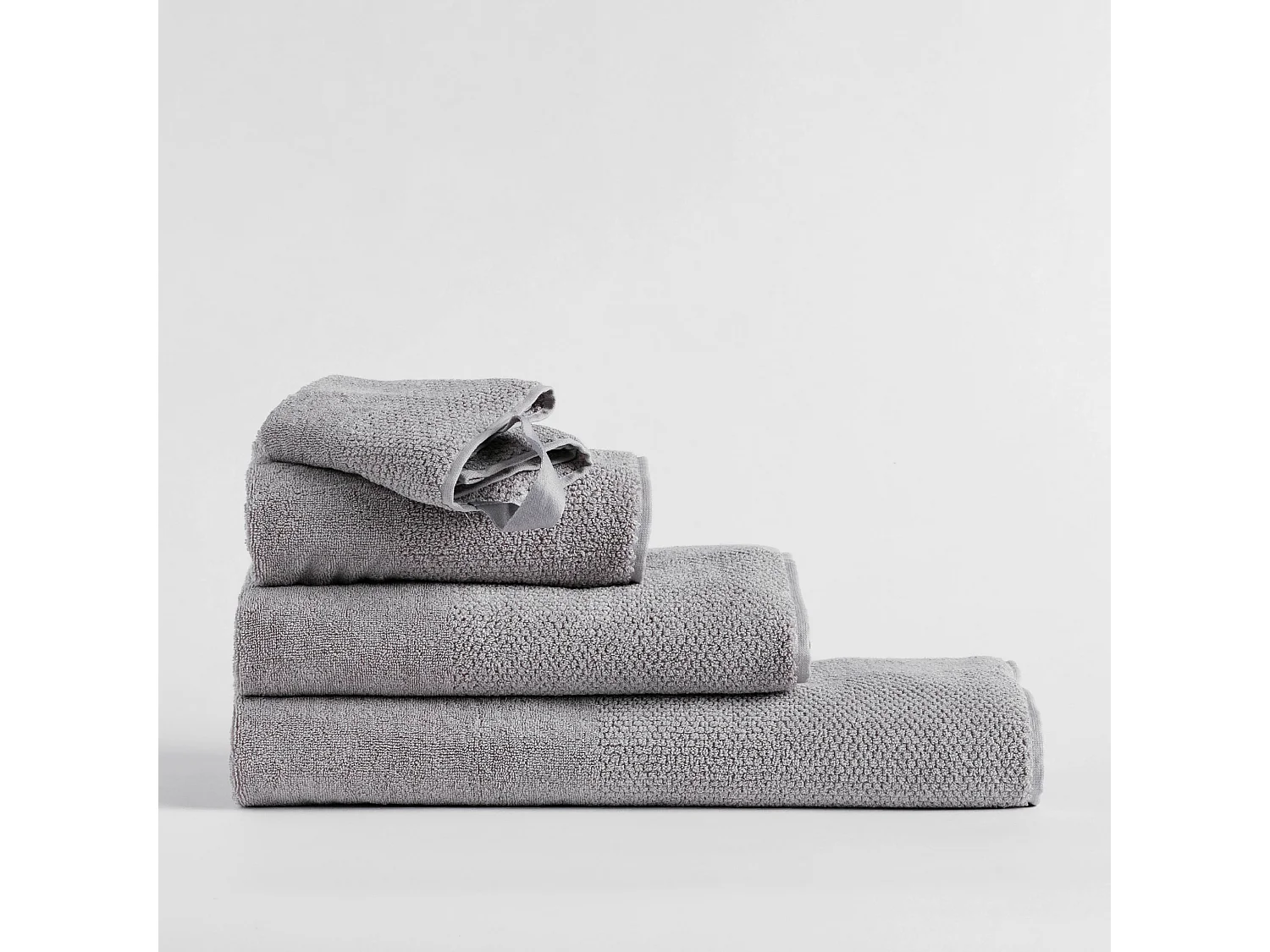 Ensemble De Serviettes Strippo Gris Clair 30x50